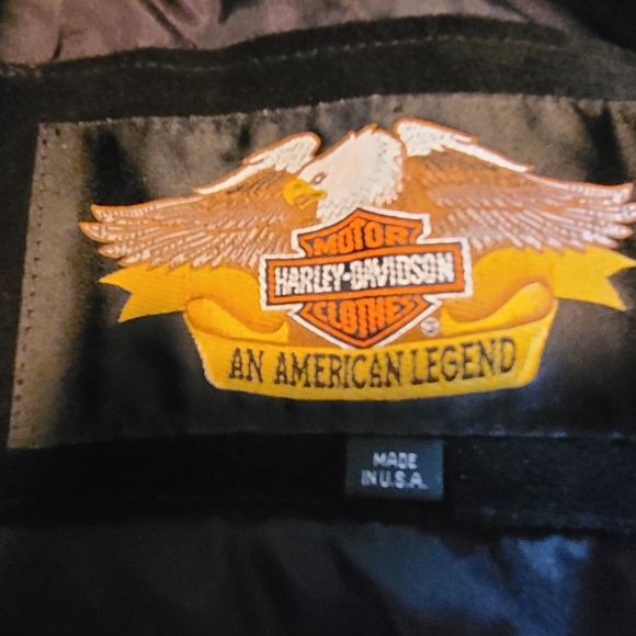 Harley-Davidson Black Leather Jacket - Picture 4 of 5